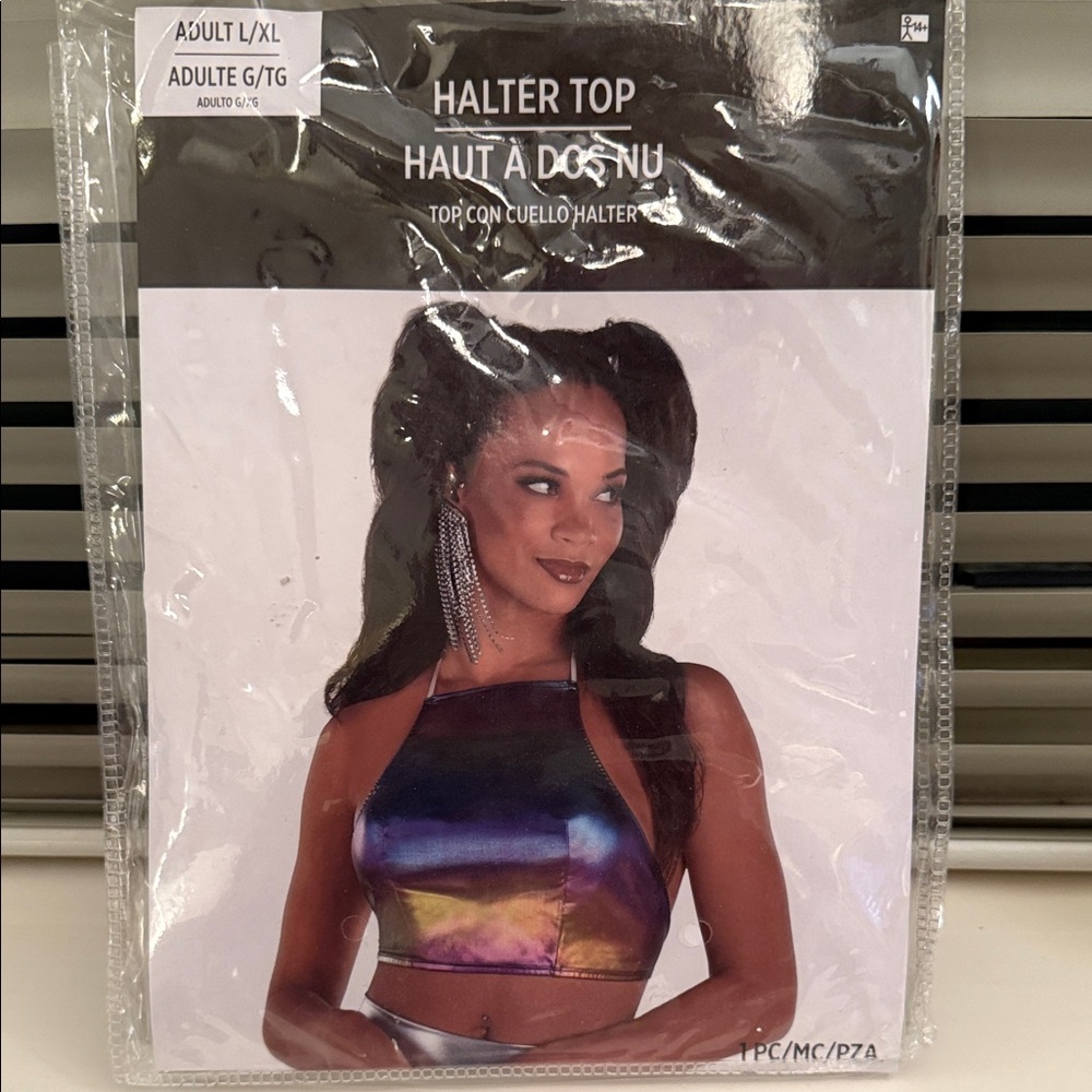 Adult Woman's Halter Top in Multicolor